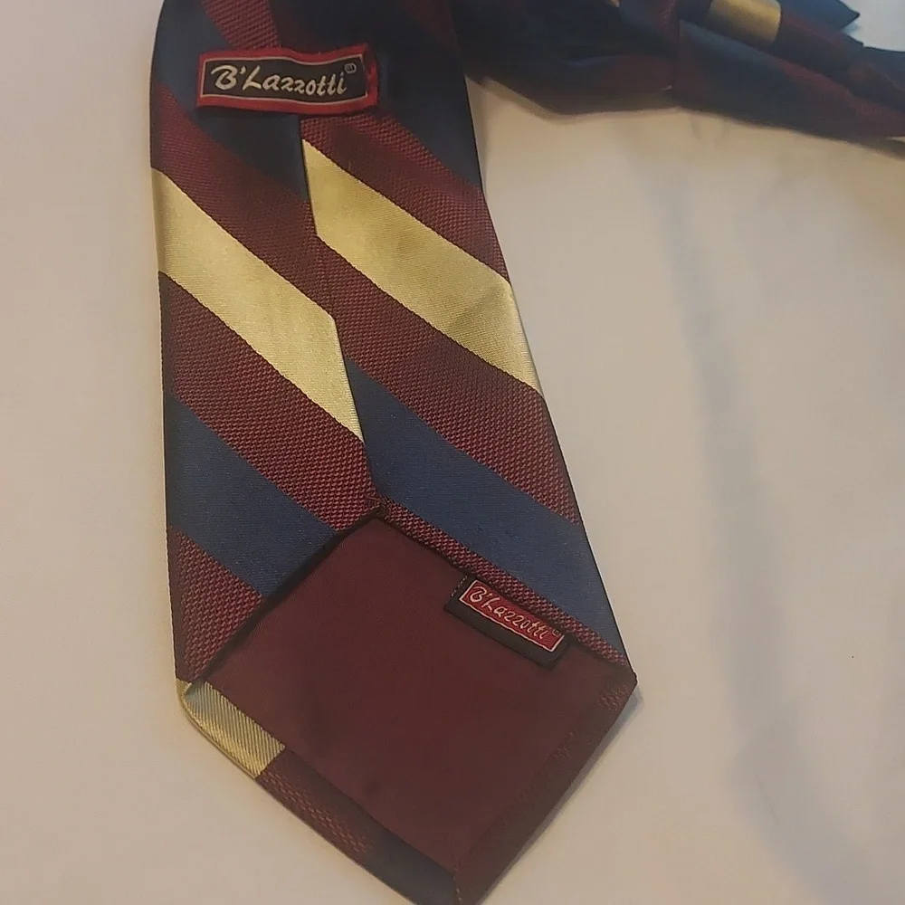 B'lazzotti blue gold tie